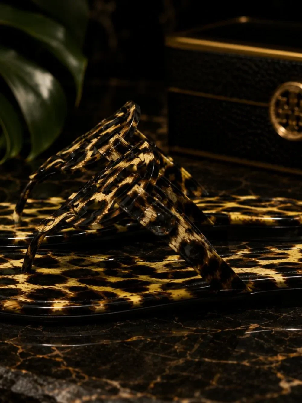 NEW Tory Burch Leopard Miller Sandals